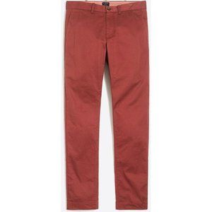 J. Crew Driggs Slim Fit Chino Everest Red 33x32